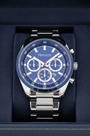Ferrucci Gümüş Çelik Kordon Erkek Kol Saati L03616M.05 
