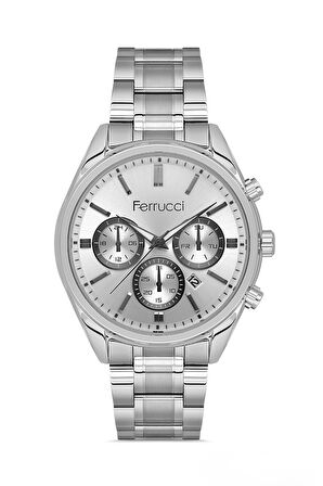 Ferrucci Gümüş Çelik Kordon Erkek Kol Saati L03634M.01 