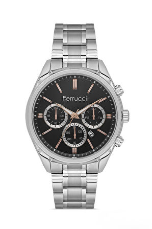 Ferrucci Gümüş Çelik Kordon Erkek Kol Saati L03634M.02 