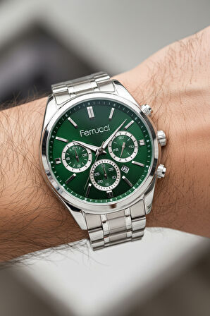 Ferrucci Gümüş Çelik Kordon Erkek Kol Saati L03634M.03 