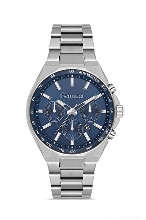 Ferrucci Gümüş Çelik Kordon Erkek Kol Saati L03635M.04 