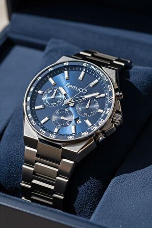 Ferrucci Gümüş Çelik Kordon Erkek Kol Saati L03635M.04 