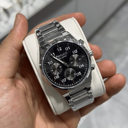 Ferrucci FER.03742M.03 Çelik Kordon Erkek Kol Saati