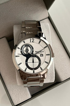 Ferrucci Gümüş Renk Çelik Kordon Erkek Kol Saati