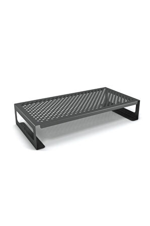 Metal Monitor / Tv / Laptop Yükseltici Stand - Siyah