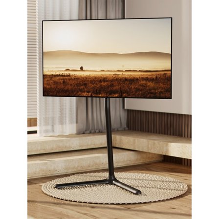 Şövalye Tipi Tv Standı 32-70 Inç | V Tabanlı Modern Tasarım | 70° Döner | 40 kg Taşıma Kapasiteli