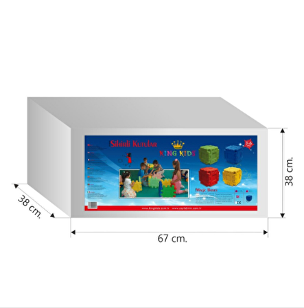 King Kids Sihirli Kutular Sarı/Yeşil