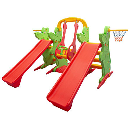 Kaydıraklı Salıncak Set C Yeşil