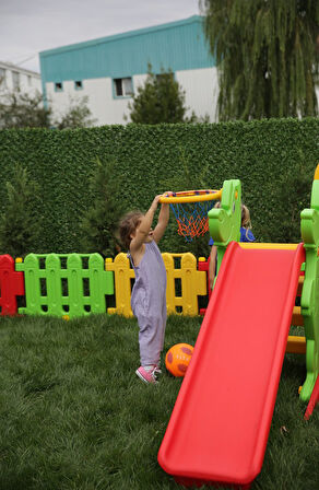 King Kids Potalı Kaydırak Yeşil