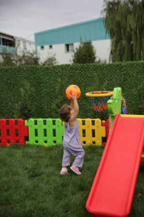 King Kids Potalı Kaydırak Yeşil