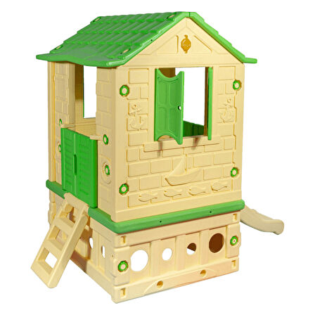 King Ev İki Kapılı Kaydıraklı Yeşil