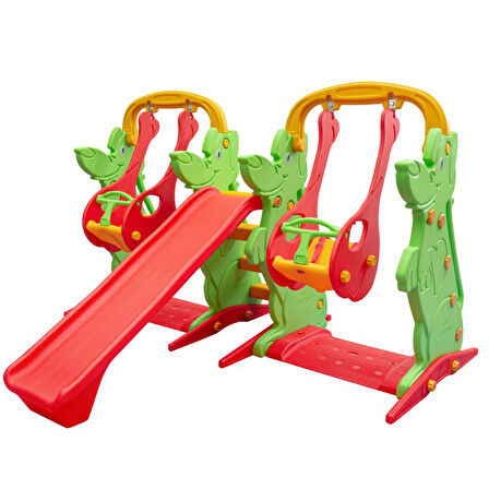 Kaydıraklı Salıncak Set B Yeşil