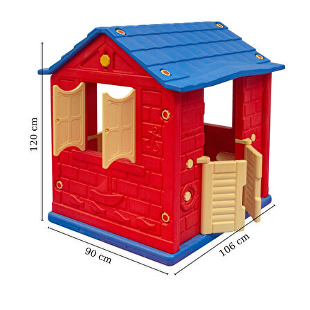 King Ev İki Kapılı Kırmızı