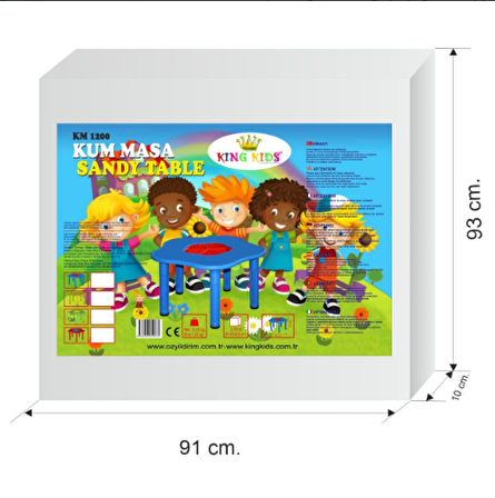 King Kids Kum Masa Sarı