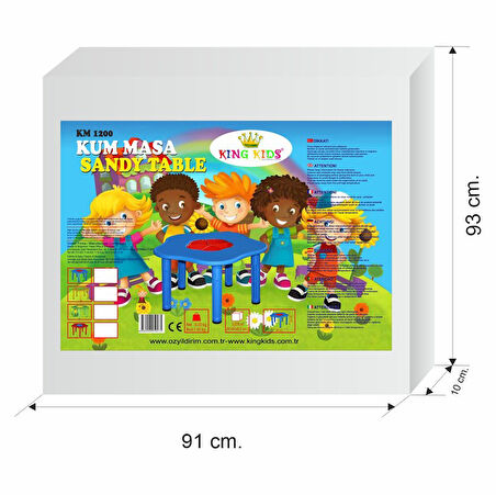 King Kids Kum Masa Yeşil