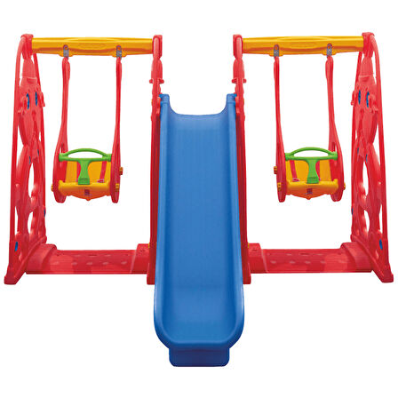 Sevimli Teddy Kaydıraklı Salıncak Set B