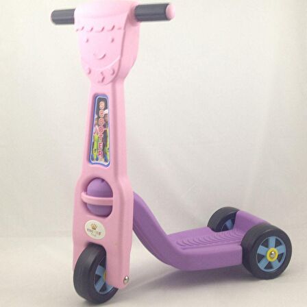 King Kids Süper Scooter 3 Tekerlekli Pembe