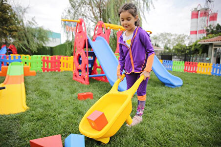 King Kids El Arabası Sarı