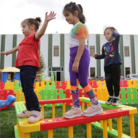 King Kids Kare Aktivite Kırmızı/Yeşil