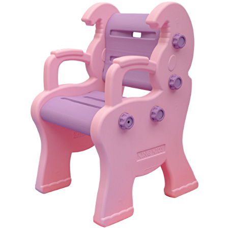 King Kids Kral Sandalye Pembe Lila