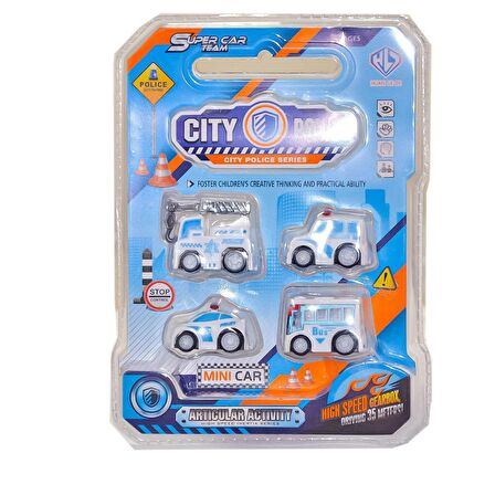 WIN40A-B Çek Bırak Polis Takımı - Mega Oyuncak