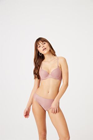 Maygiy Aria Desenli Destekli Pudra Sütyen Takımı 