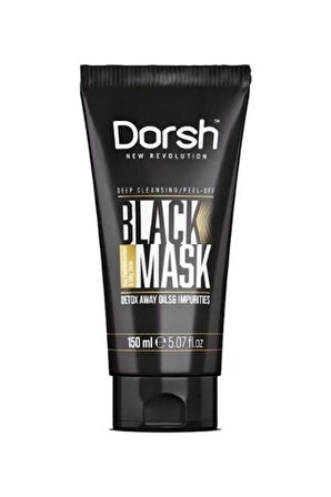 Dorsh Black Mask Yüz Maskesi 150 Ml Siyah