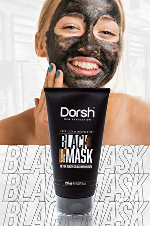 Dorsh Black Mask Yüz Maskesi 150 Ml Siyah