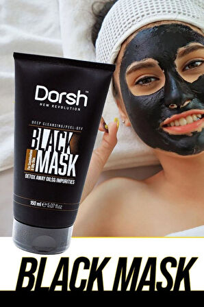 Dorsh Black Mask Yüz Maskesi 150 Ml Siyah