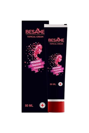Besame Kozmetik Topical Krem 50 mL Acı Azaltıcı Cream Lazer Epilasyon Ağda Dolgu Prp Kalıcı Makyaj