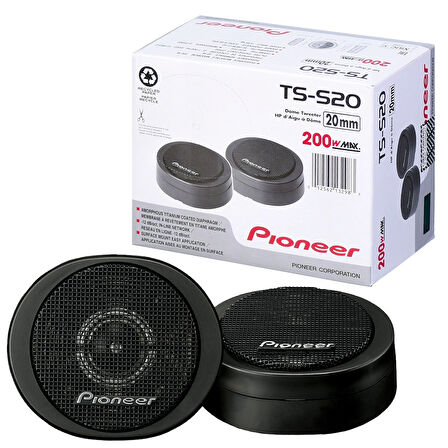 Pioneer TS-S20 20 Mm Hard Dome Oto Tweeter Hoparlör 2 Li 200 Watt