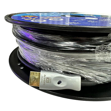 Fully 50metre 8K 60Hz AOC Fiber Optik HDMI Kablo 2.1v 7680x4320