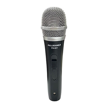FullSound FS-821 Kablolu El Tipi Mikrofon 5Metre Kablolu