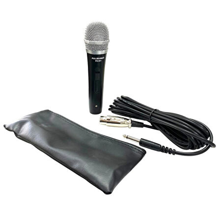 FullSound FS-821 Kablolu El Tipi Mikrofon 5Metre Kablolu