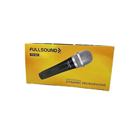 FullSound FS-821 Kablolu El Tipi Mikrofon 5Metre Kablolu