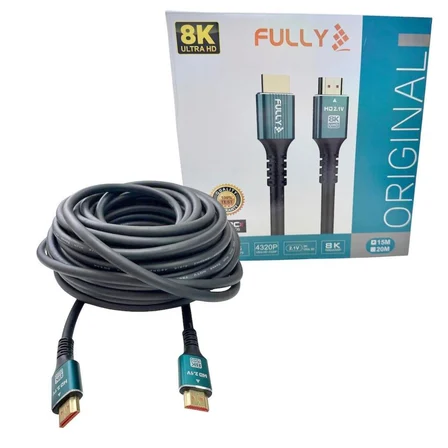 FULLY 20Metre 8K HDMI Kablo 2.1v 7680x4320P