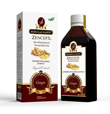 İmmunat Zencefil Sıvı Ekstraktı 250 Cc x 2 Adet