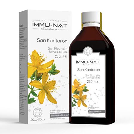 İmmunat Sarı Kantaron Sıvı Ekstraktı 250 ml x 3Adet
