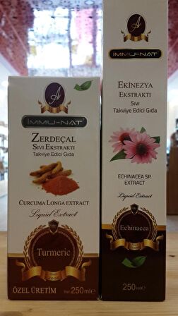 İmmunat Zerdeçal ve Ekinezya Sıvı Ekstraktı 250 + 250 ml