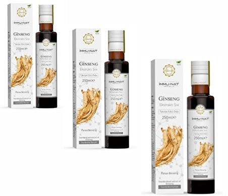 İmmunat Ginseng Ekstraktı 250 ml  x 3 Adet
