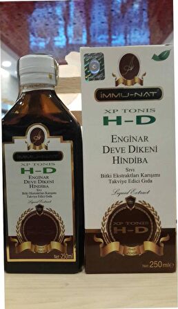 İmmunat Xp Tonis H D Enginar Deve Dikeni Hindiba Ekstraktı 250 ml 3 Kutu