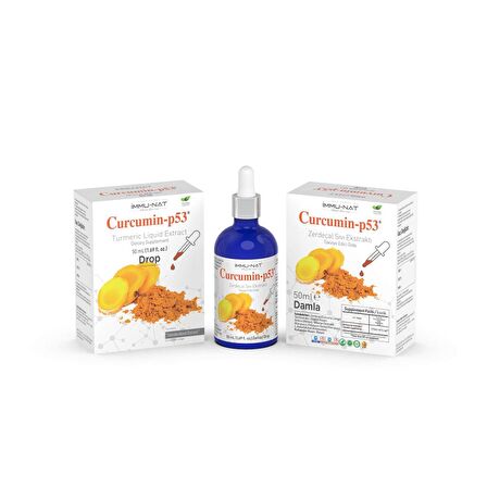 Curcumin P53 Zerdeçal Ekstraktı 50 ml Drop