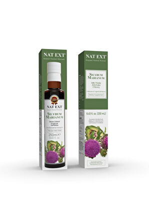 Nat Ext Sılybum Marıanum Deve Dikeni Enginar Hindiba Sıvı Ekstraktları Karışımlı 250 Ml.