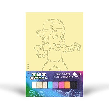 Kaykaycı Tuz Boyama Oyunu, Eğitici Aktivite, Kum Boyama Oyunu