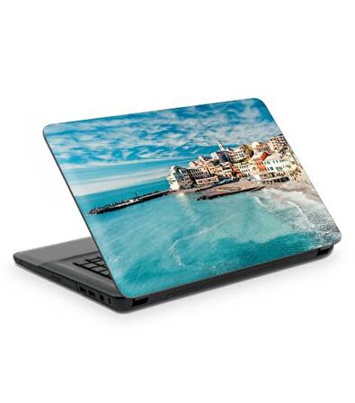 Sahil Kenarı Notebook Sticker, Laptop sticker,, Hp Sticker, Asus Sticker, 15.6 inç Sticker