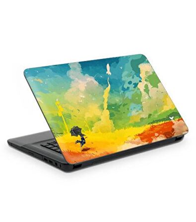 Renk Cümbüşü Notebook Sticker, Laptop sticker,, Hp Sticker, Asus Sticker, 15.6 inç Sticker