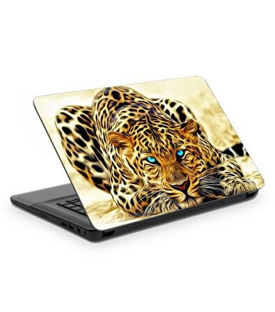 Leopar-1 Notebook Sticker, Laptop sticker,, Hp Sticker, Asus Sticker, 15.6 inç Sticker