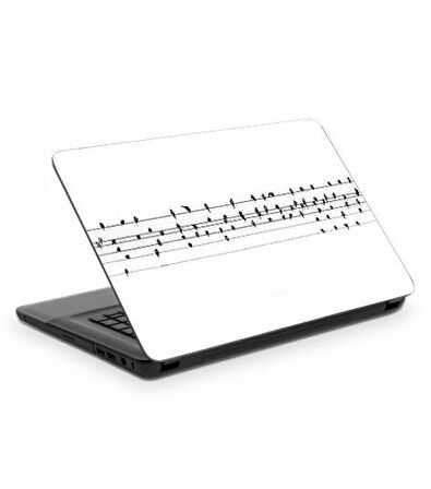 Teldeki Kuşlar Notebook Sticker,Laptop Sticker,Hp Sticker, Asus Sticker,15.6 İnç Sticker