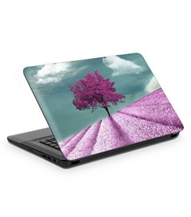 Mor Ağaç Notebook Sticker, Laptop sticker,, Hp Sticker, Asus Sticker, 15.6 inç Sticker