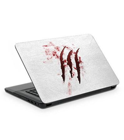 Pençe İzi Notebook Sticker, Laptop sticker,, Hp Sticker, Asus Sticker, 15.6 inç Sticker